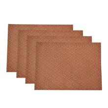 Load image into Gallery viewer, Merryfeel Christmas placemats,13&quot; x 18&quot; Polycotton Jacquard Placemats, Set of 4,Burgundy